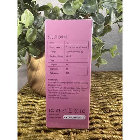 New Dual Head Shaver Women, 2 in 1 Wet & Dry Waterproof Electric Bikini Trimmer - Picture 2 of 2